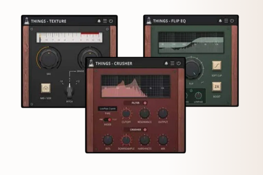 AudioThing Things TRIO Bundle     (Crusher + Flip EQ + Textur